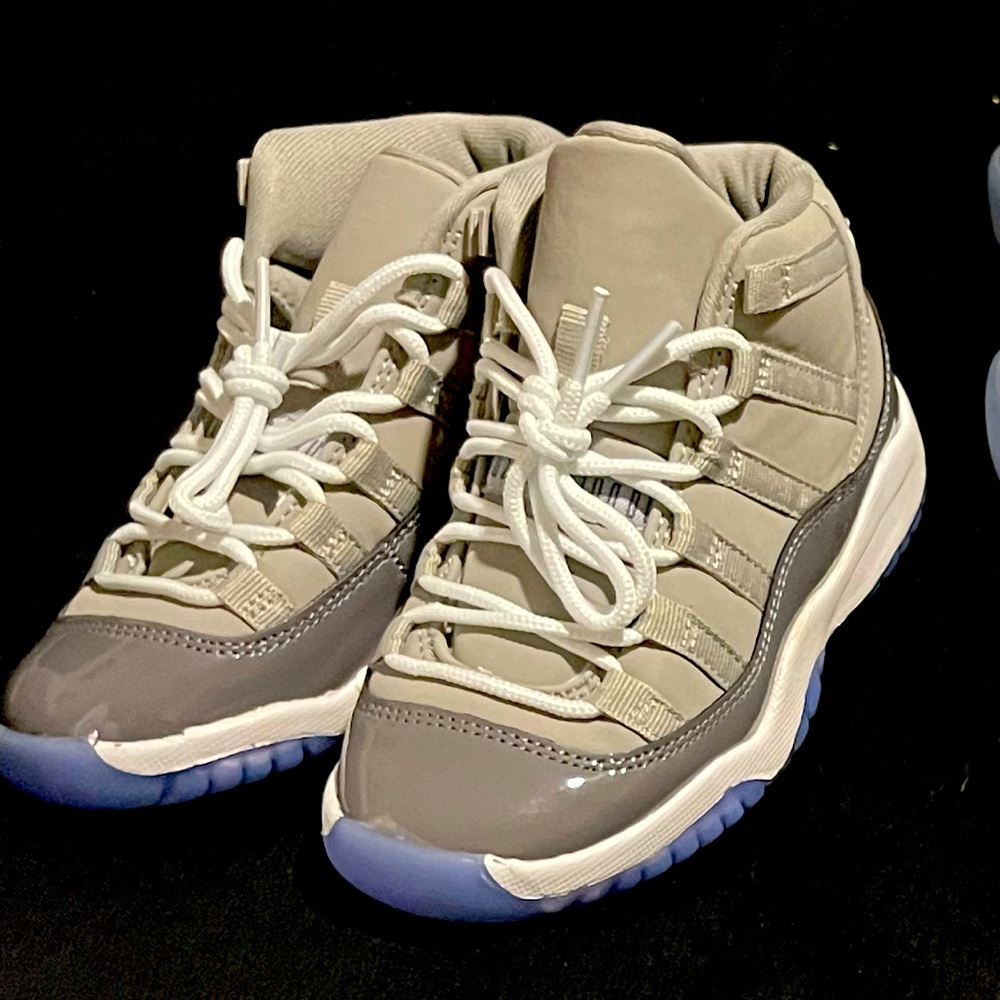Kids size 12c Jordan cool grays